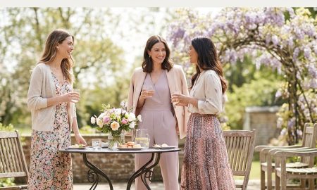 Bridal shower guest outfits for spring: polished, daytime-appropriate ideas