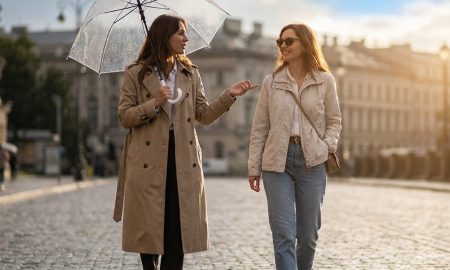 Rain-to-sun spring outfits: what to wear when the forecast changes by the hour