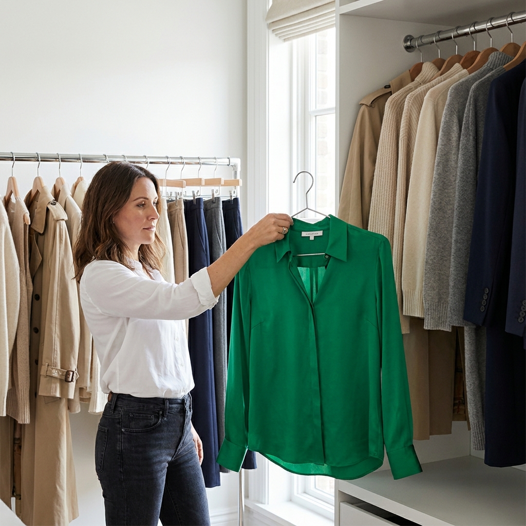 How to build a spring outfit around one statement color (without feeling too bright)